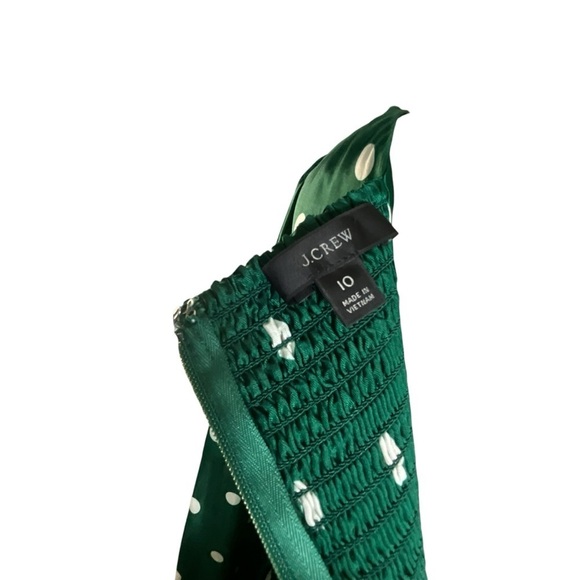 J. Crew Sweetheart Long Sleeve Midi Dress in Polka Dot - Picture 11 of 16